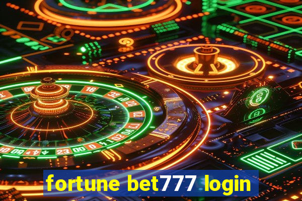 fortune bet777 login